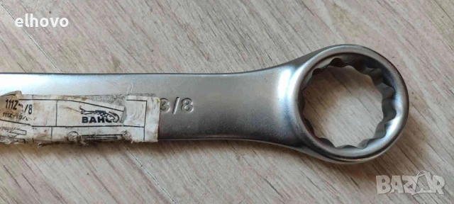 Комбиниран гаечен ключ Bahco 13/8 инча, снимка 5 - Ключове - 51166074