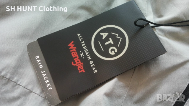 Wrangler RAIN Jacket MONUMENT Размер XL тънко яке водонепромокаемо 42-59, снимка 8 - Якета - 52794923