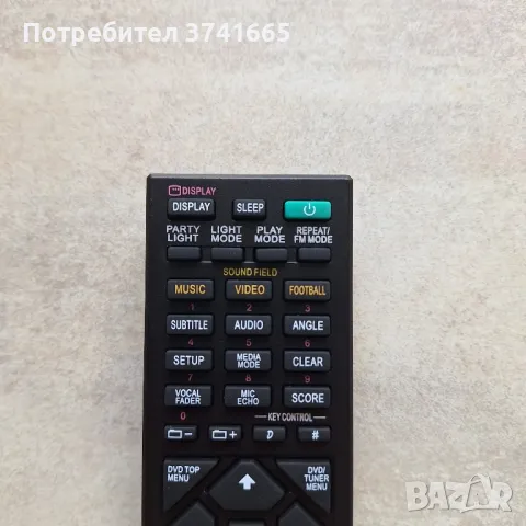 Дистанционно за Аудио Система Sony Shake RMT-AM210U, снимка 2 - Аудиосистеми - 48421233