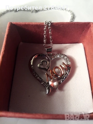 Колие с кристали , снимка 4 - Колиета, медальони, синджири - 50662730