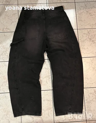 Washed effect дънки Bershka 42 размер, снимка 2 - Дънки - 55770805