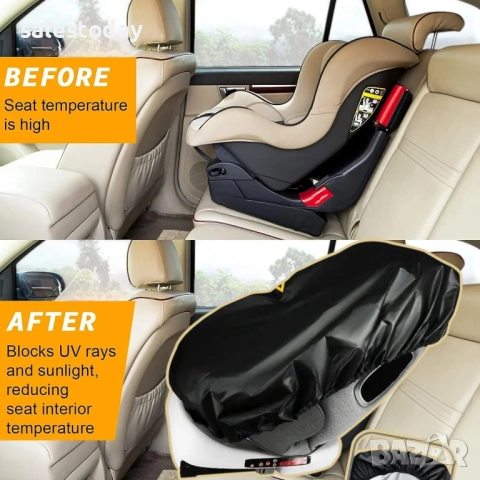 Калъф-Покривало за бебешко столче, сенник , 117*72см, снимка 3 - Други - 51451895