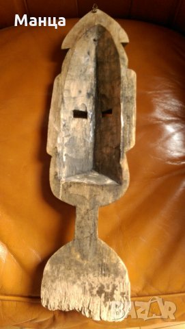 Африканска маска Хохе от Гана, снимка 7 - Антикварни и старинни предмети - 31620297