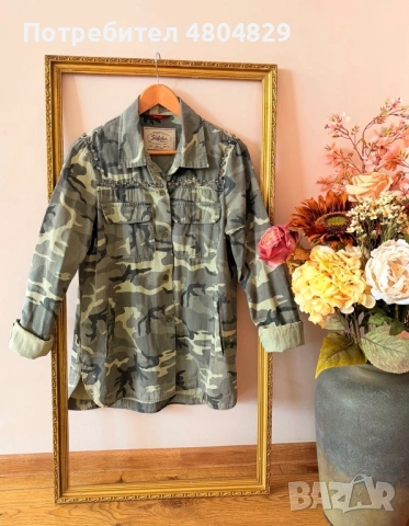 ZARA Ефектна дамска риза с камъни , снимка 2 - Ризи - 54357397