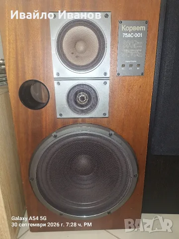 руски тонколони Корвет 75ас001, снимка 2 - Тонколони - 56041615