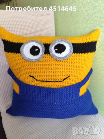 Възглавница "миньон"50/50 ръчно изработена