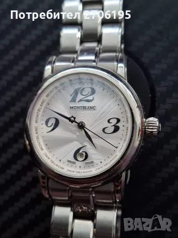Оригинален дамски часовник Montblanc Meisterstück Star Date 7079, снимка 4 - Дамски - 56068492