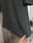 Масленозелена туника-рокля плетиво