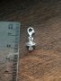 Нова сребърна висулка биберон (със закопчалка за синджир, гривна, цип и GSM), снимка 1 - Други - 31790770