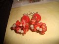 ХЕНД МЕЙД АРТ ФЕШЪН ОБЕЦИ с НАТУРАЛЕН ЧЕРВЕН КОРАЛ 24346, снимка 6