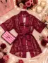 Victoria's Secret Дамски Дантелен Халат - Различни Цветове Код SK2007, снимка 3