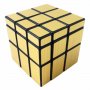 Куб, Огледален , Тип Рубик, Магически, Златист, снимка 1 - Образователни игри - 40104917