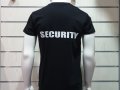 Нова мъжка тениска с трансферен печат SECURITY 