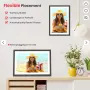Frameo WiFi цифрова фоторамка, 10.1” електронна фоторамка с 1920x1200 FHD IPS сензорен екран , снимка 2