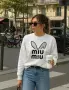 Miu Miu Дамска Блуза С Дълъг Ръкав Миу Миу - 2 Цвята Код I_77, снимка 1