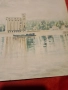 Ангел Ботев акварел картина 1948 г, снимка 3