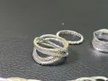 Сребърни пръстени гривна silver 925 grivna prasten srebro, снимка 4