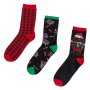 3 чифта Коледни чорапи, 36-42н, снимка 1 - Дамски чорапи - 42764287