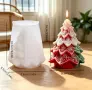 3D голяма елха снежинки силиконов молд форма свещи гипс сапун смола , снимка 3