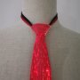 Вратовръзка LED USB светеща - червен цвят, снимка 8