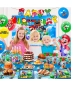 Комплект парти аксесоари детски рожден ден ,Super Mario, 177 части, снимка 3