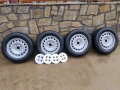 Джанти с гуми за фиат 4х98, снимка 2