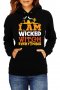Дамски Суитчър/Суитшърт I am The Wicked Witch Of Everything 1,Halloween,Хелоуин,Празник,Забавление,, снимка 1 - Суичъри - 38167089