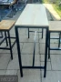  четири бар стола с бар маса и един бар стол подарък, снимка 5