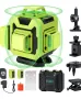 STANEW 4 x 360° лазерен нивелир, самонивелиращ се зелен лазерен нивелир 4D 16 линия зелена лазерна , снимка 1