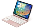 Калъф с Bluetooth клавиатура за iPad – 360° въртящ се, снимка 4