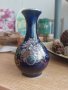 порцеланова синя вазичка от Португалия, снимка 2