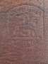 Стара кожена чанта за документи 1883г, снимка 3