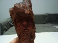 Изящна дървена скулптура "ГОРСКИ ДУХ " дърворезба САЩ, снимка 3