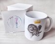 Чаша с принт "Овен" / рисунка, зодия, животни, корона, рожден ден, снимка 4