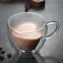 Двустенна стъклена термо чаша във формата на сърце. ☕❤️, снимка 4