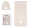 Celine Комплект Зимен Шал И Зимна Шапка - Налични Различни Цветове Код SK420, снимка 5