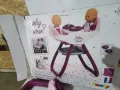 Столче за хранене за кукли Smoby Baby Nurse Twin 2in1, снимка 6