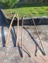 Продавам стърки за каруца.Два броя дървени и два броя метални. Продавам шейна за чифт коне от 1912 , снимка 3