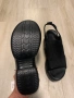 Спортни летни черни сандали от плат на платформа НОВИ, снимка 7