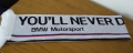 BMW Motorsport /// You'll Never Drive Alone зимен шал БМВ, снимка 3