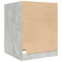 vidaXL Шкаф за пералня, бетонно сив, 70,5x71,5x91,5 см, снимка 6