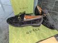 Gucci Jordaan GG Samt Loafer (Black Velvet / Monogram)No. 41!!OP 850€ !!Обувки Gucci Jordaan, снимка 1