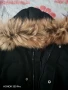 Зимно яке с естествен косъм на качулката за дете, снимка 2
