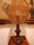 стара лампа дърво и канап, снимка 7
