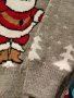Топли детски пуловери, сив цеят с дядо Коледа , снимка 1