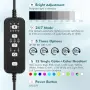 Ново осветление hygger LED лампа за аквариум 14W, 24/7 таймер, 12 цвята, 48-60 см, снимка 2