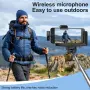 Безжични микрофони H63 – 2 броя, USB-C, шумопотискане, снимка 6