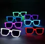 Светещи очила Minecraft стил – 9 режима, разноцветни, снимка 5