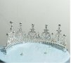 островърха Корона Тиара метална с перли за украса декор на торта парти, снимка 4
