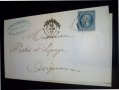 Пощенски плик Франция 1863